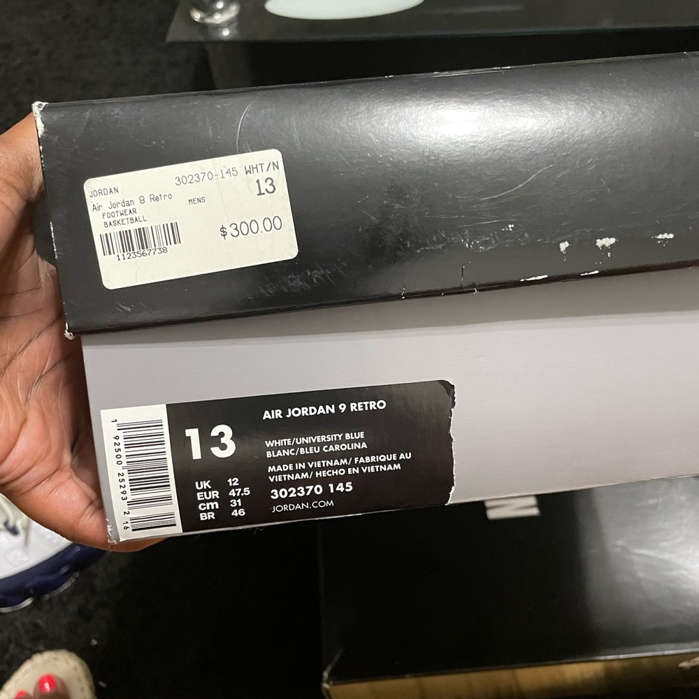 Men’s size 13 Air Jordan 9 Retro